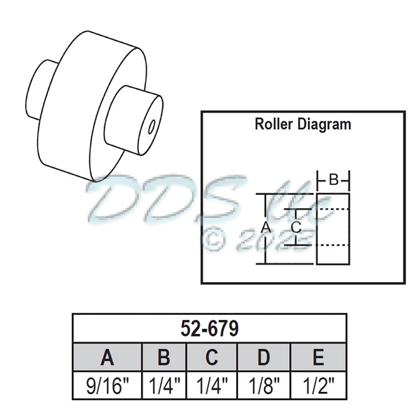 Sliding Window Wheels 52-679 1