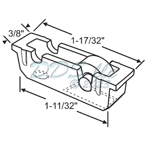 Sliding Window Rollers 52-823 1