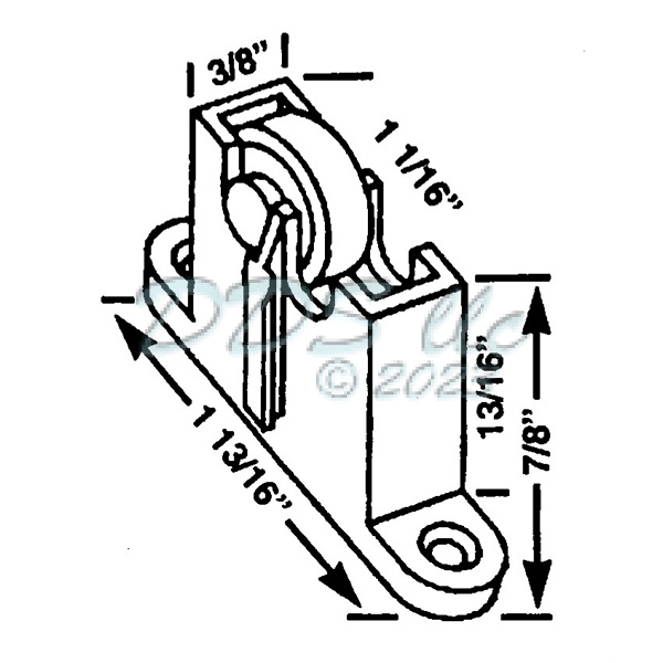 Sliding Window Rollers 52-871 1