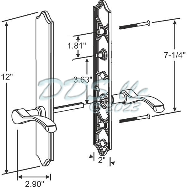 Ashland Expressions Passive Handle Set 55-186B 1