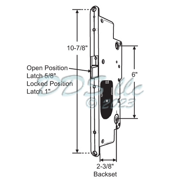 Trilennium Multipoint Lock Gear 56-101 1