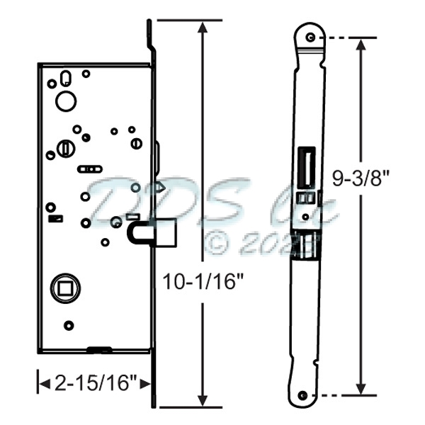 Ashland Single Point Lock 56-109 1