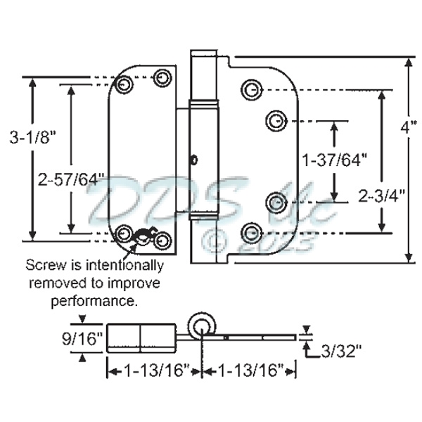 Winsor Set Hinge 56-224PB 1