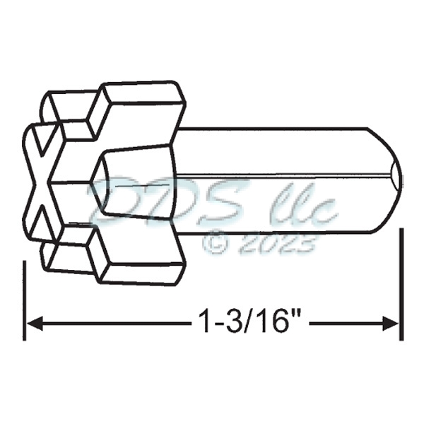 Andersen Lock Actuator 56-359 1