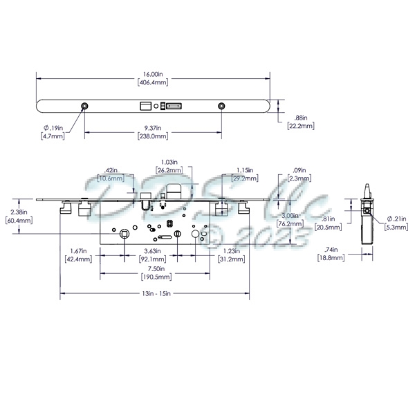 Ashland Multi Point Lock 56-850 1