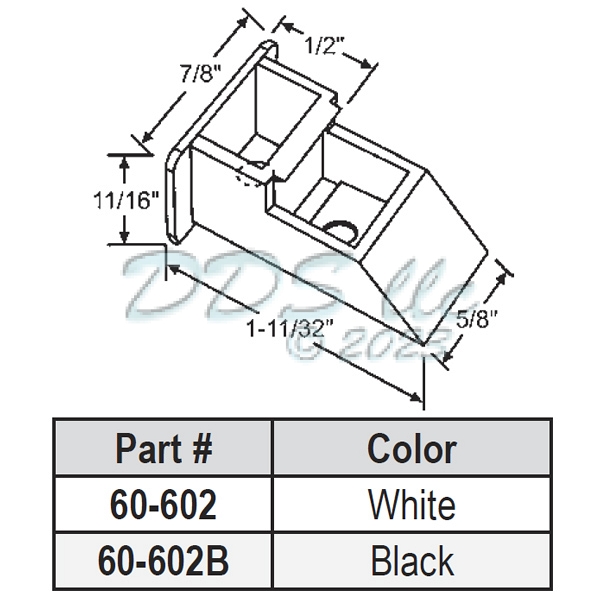Sash Guide 60-602B 1