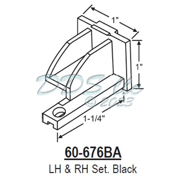 Sash Guide Set 60-676BA 1