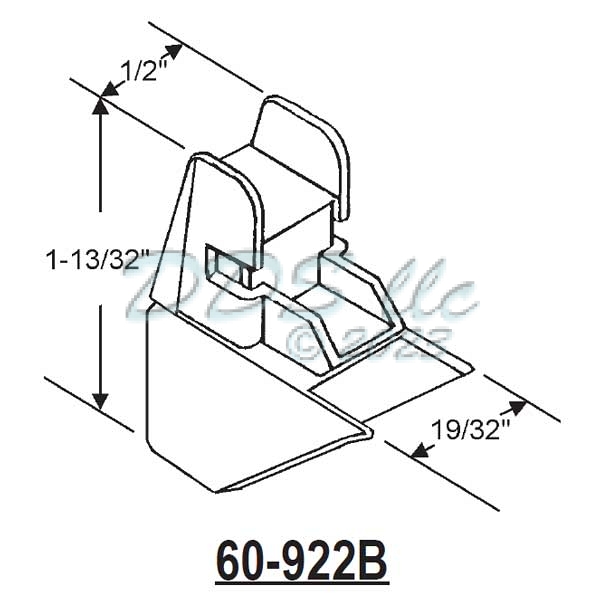 Sash Bottom Bracket 60-922b 1