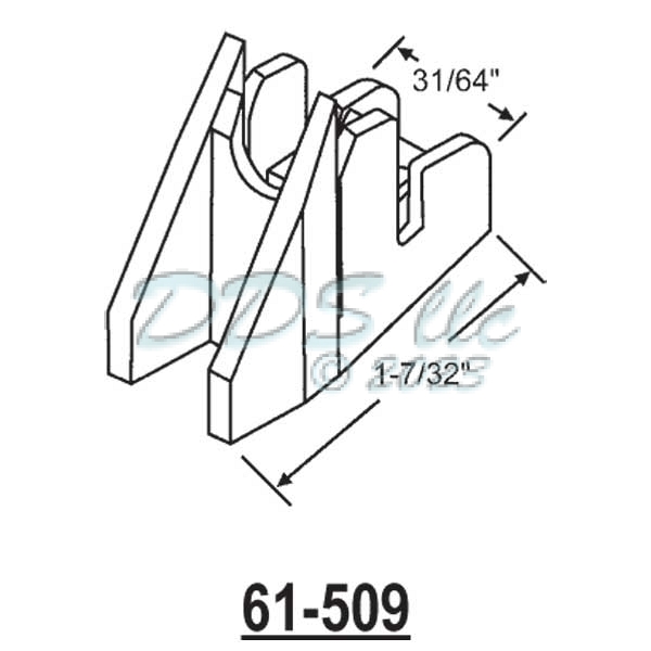 61 Series Bottom Bracket 61-509 1