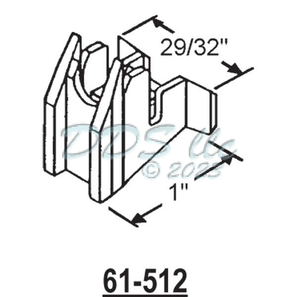 61 Series Bottom Bracket 61-512 1