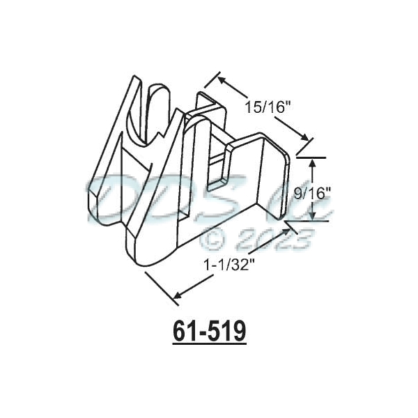 61 Series Window Balance Bracket 61-519 1