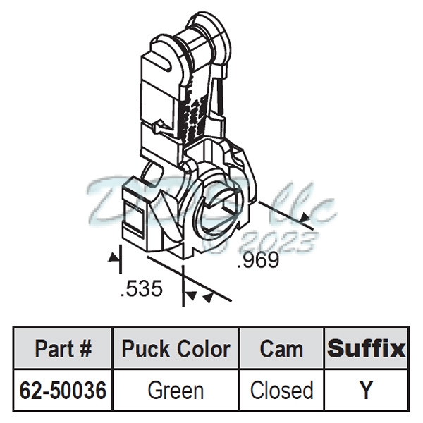 Inverted Balance T Lock 62-50036 1