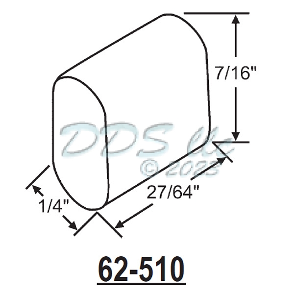 62 Series Brake Shoe 62-510 1