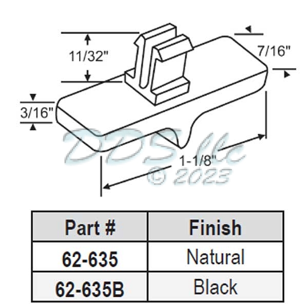 Release Lever 62-635 1