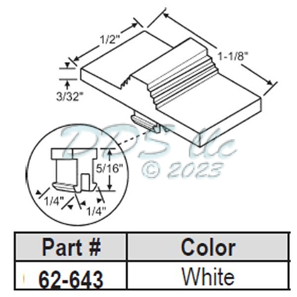 Release Lever 62-643 1