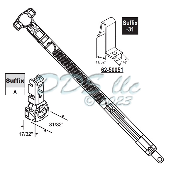 62-716 Inverted Channel Balance 62-716-28C-31A 1