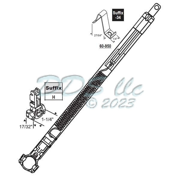 62-716 Inverted Channel Balance 62-716-33C-34H 1