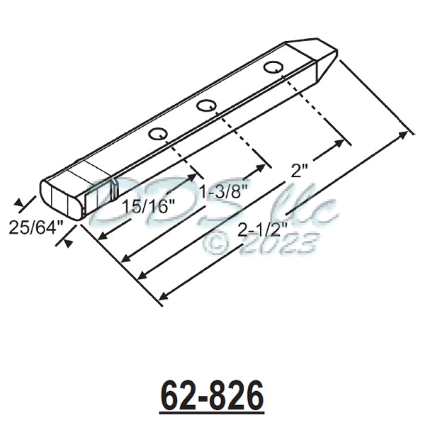 Pivot Bar 62-826 1