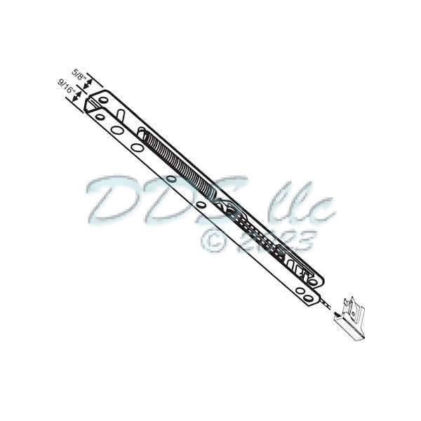 62A White Channel Balance 62A-33HDW-2 1