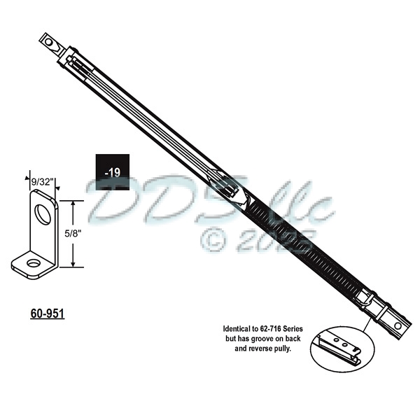 62FI Inverted Tilt Channel Balance 62FI-24E-19 1