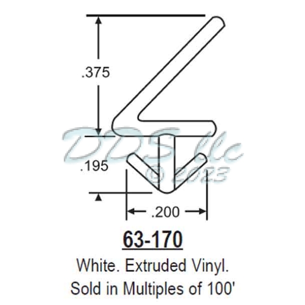 Weatherstripping 63-170 1
