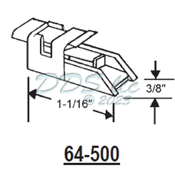 64 Series Sash Guide 64-500 1