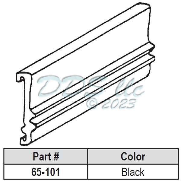 Snap In Vinyl Glazing Bead 65-101 1