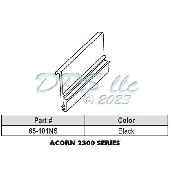 Snap In Vinyl Glazing Bead 65-101NS 1