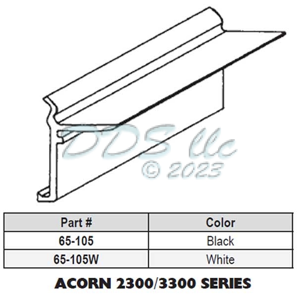 Snap In Vinyl Glazing Bead 65-105 1