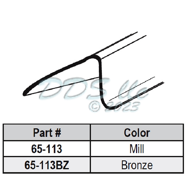 Metal Glazing Bead 65-113BZ 1