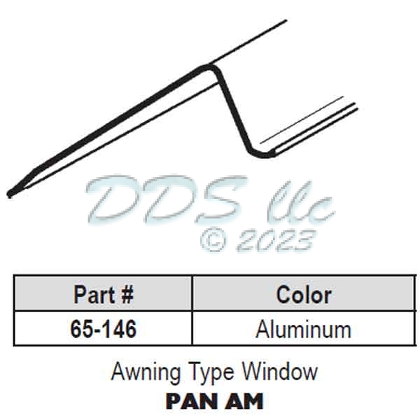 Metal Glazing Bead 65-146 1