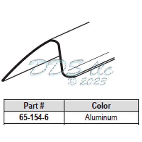 Metal Glazing Bead 65-154-6 1