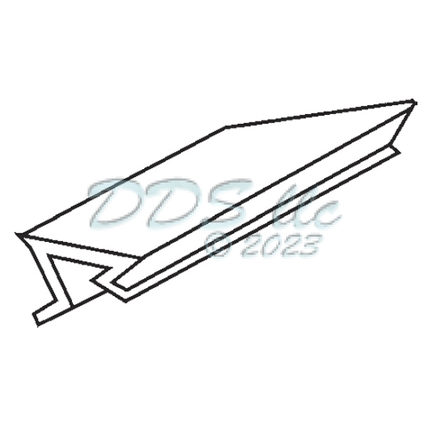 Snap In Vinyl Glazing Bead 65-16 1