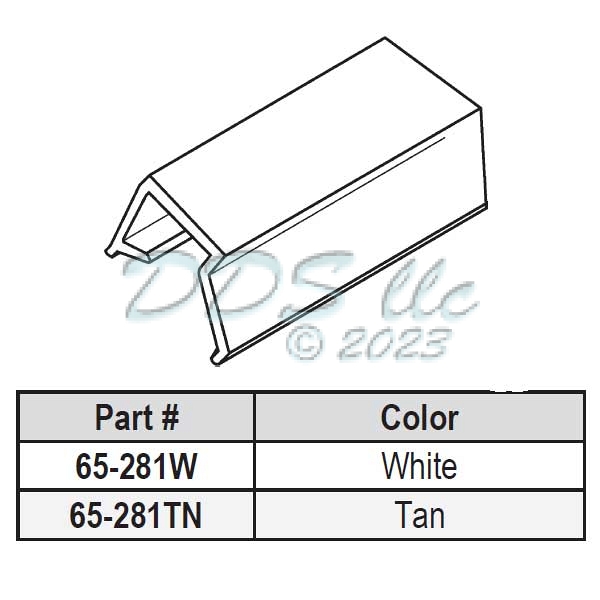 Snap In Glazing Bead 65-281W 1