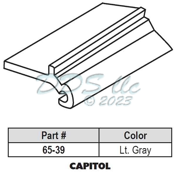 Snap In Vinyl Glazing Bead 65-39 1