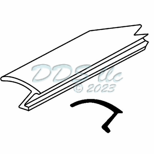 Vinyl Glazing Bead 65-4 1