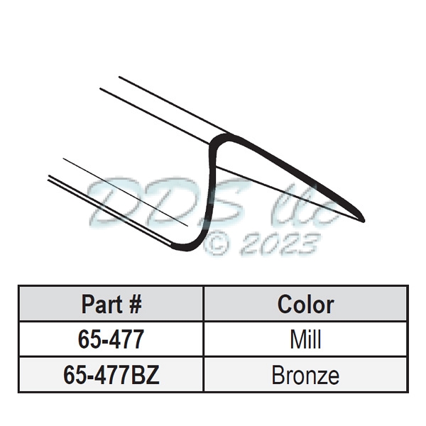 Metal Glazing Bead 65-477BZ 1