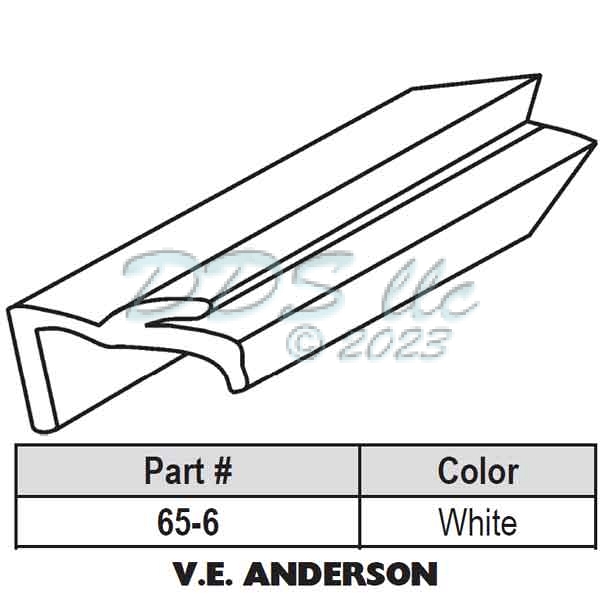Snap In Vinyl Glazing Bead 65-6 1