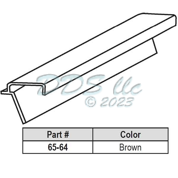 Snap In Vinyl Glazing Bead 65-64 1