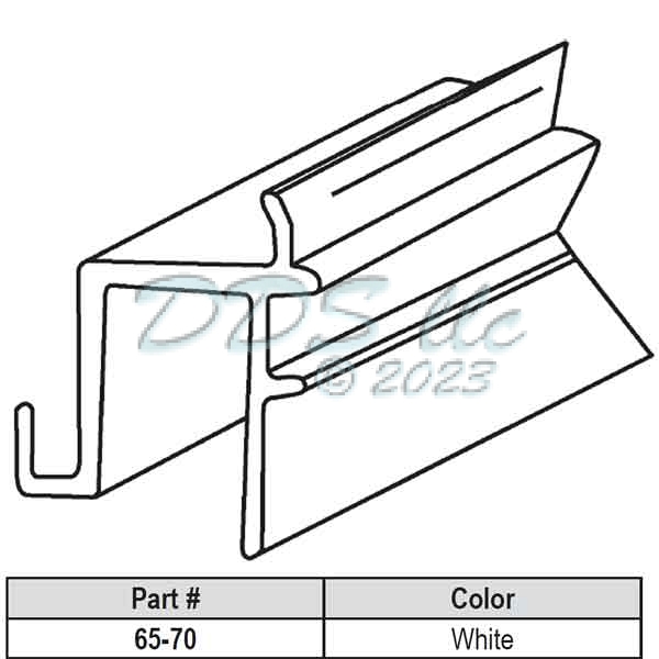 Snap In Vinyl Glazing Bead 65-70 1