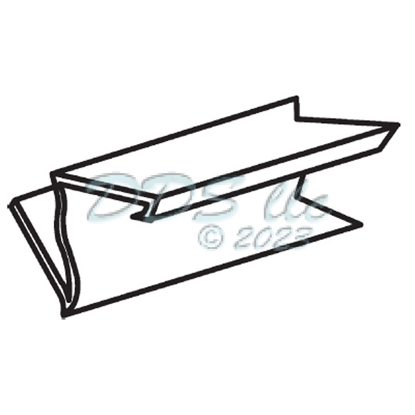 Vinyl Glazing Bead 65-71W 1