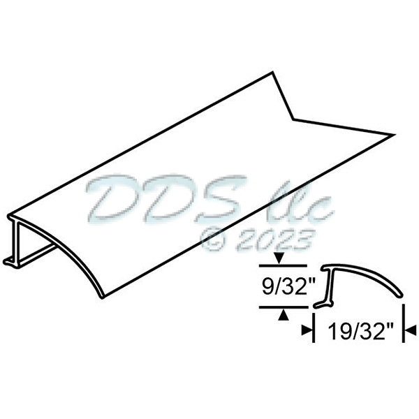 Vinyl Glazing Bead 65-8W 1