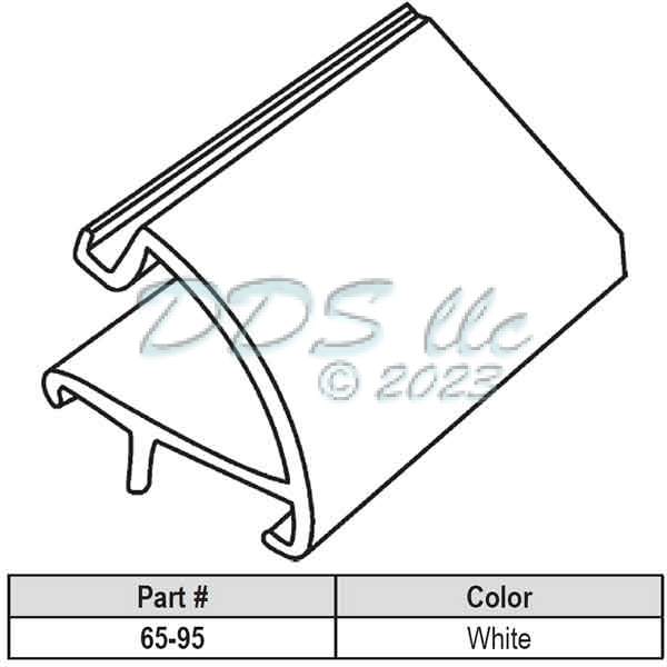 Snap In Vinyl Glazing Bead 65-95 1