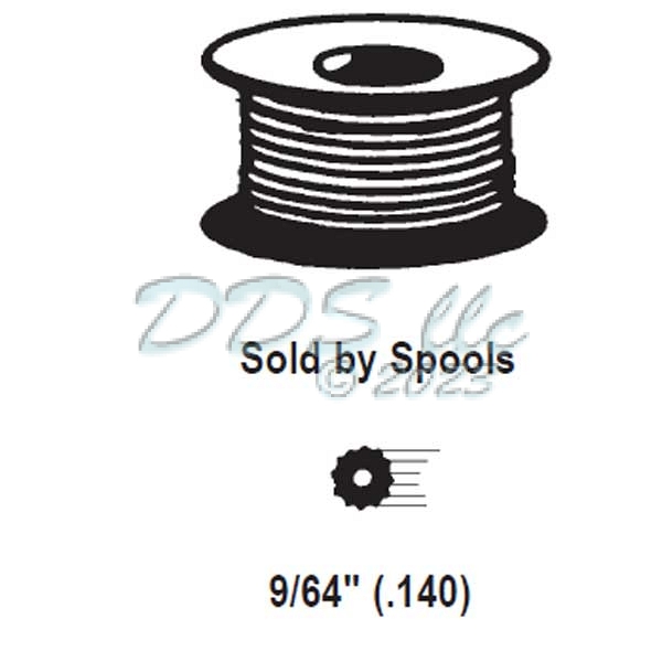 Black Vinyl Hollow Round Spline 66-6b 1