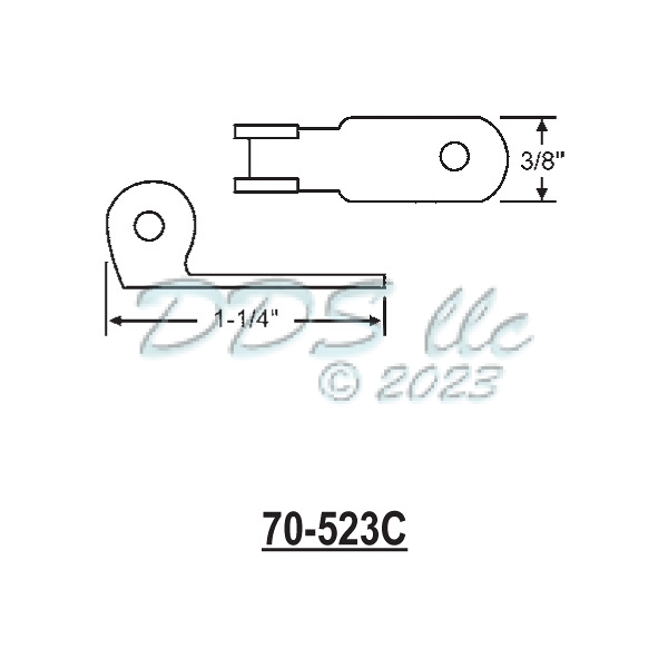 Metal Bracket 70-523C 1