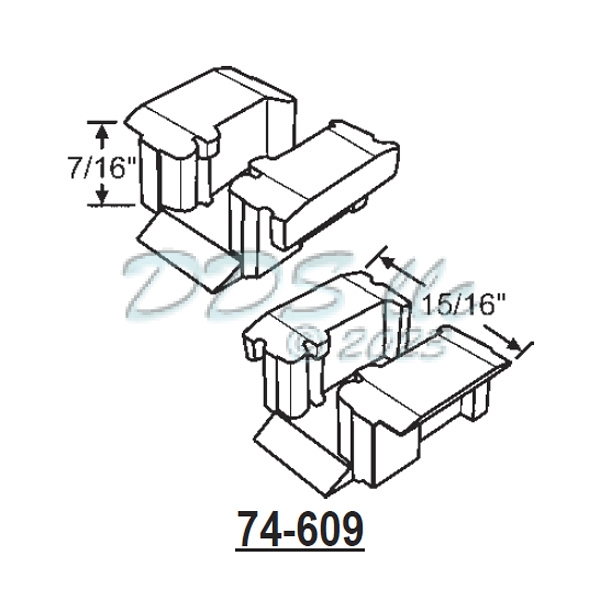 Keller Sash Clip 74-609 1