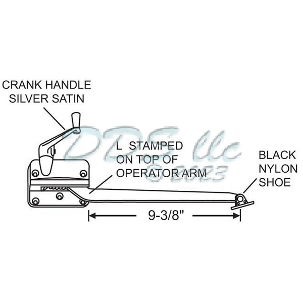 Sill Mounted Casement Operator 750-1360008 1