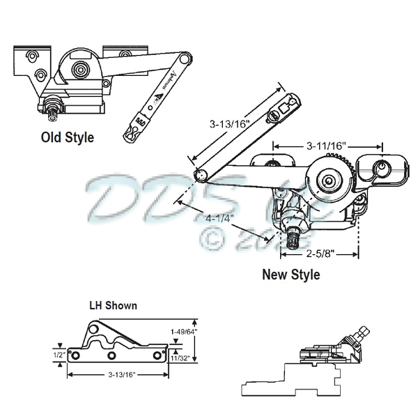 Sill Mounted Casement Operators 750-1361481 2