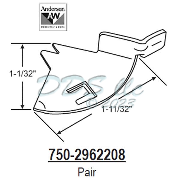 Knife Latch Set 750-2962208 1