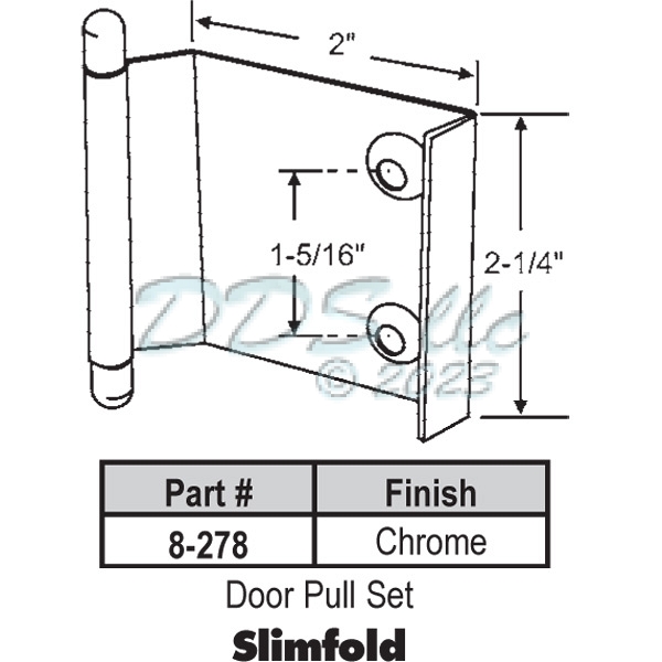 Door Pull Set 8-278 1